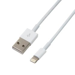 Cabo USB branco para iphone 5/6/7/8 / x, ipad air, ipod nano, etc.