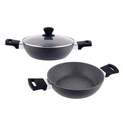 panela antiaderente - "linha profissional" - tecnologia whitford - ø28cm - edm