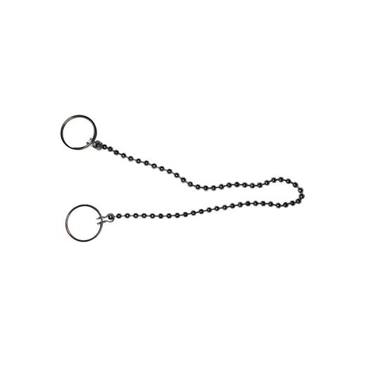 Corrente de bola cromada - banheira - 45cm - (embalada)