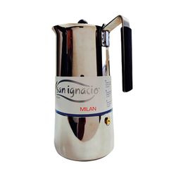 Cafeteira de aço inoxidável para 10 xícaras. Modelo Milan Ind Sg1745 San Ignacio