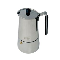 Cafeteira de aço inoxidável para 6 xícaras. Modelo Milan Ind Sg1782 San Ignacio
