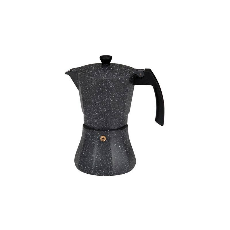 Cafetera de aluminio - 6 tazas induccion - edm