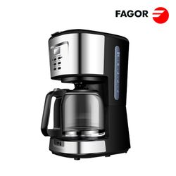 Cafeteira programável 900w. 1,5l, 10/12 Copos.Fagor