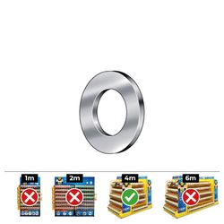 Caixa de 1000 Unidades Arruela Lisa Din/Ref 125a 4 Zincada Celo.