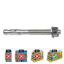 Caixa de 20 Unidades Celo Aprovado Âncora Bap 12-130/30 Zincado Celo.