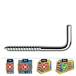 Caixa 250 Unidades Alcayata Din/Ref Alr 4.5 70 Zincado Celo.