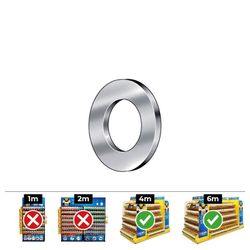 Caixa de 250 Unidades Arruela Lisa Din/Ref 125a 10 Celo Zincada.