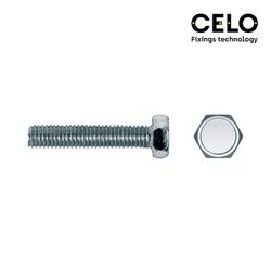 Caja 250un tornillo metrica hexagonal din/ref 933 6x16 zincado celo