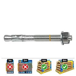 Caixa de 50 Unidades Âncora Aprovada Ce Bap 8-75/10, Celo Zincada.