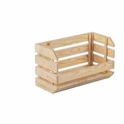Boite empilable evolution 60x28,5x35,3 cm pin sans vernis 100% pefc cert astigarraga