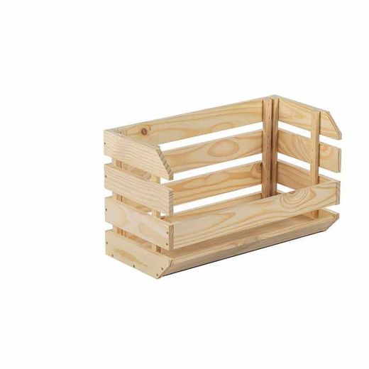 Boite empilable evolution 60x28,5x35,3 cm pin sans vernis 100% pefc cert astigarraga