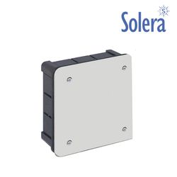Caixa Quadrada 100x100x45mm Com Parafusos Encolhíveis Solera
