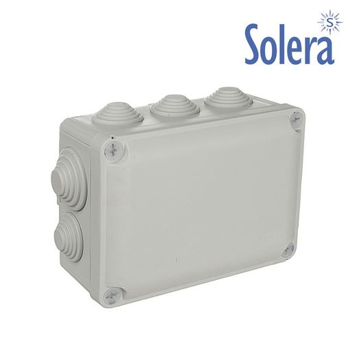 Caixa Quadrada Impermeável 153x110x65mm Com Parafusos Solera Y716