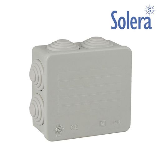 Caixa Quadrada Impermeável 80x80x35mm Solera 604