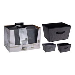 Caixa de armazenamento dobrável de pano