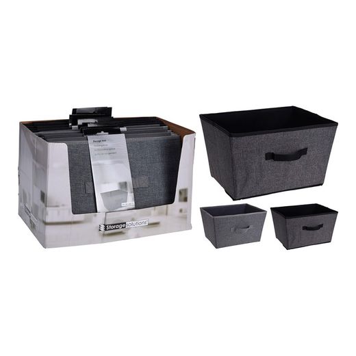 Caixa de armazenamento dobrável de pano