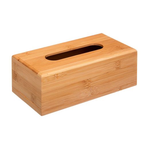 Caixa de Lenços Bambu 25x13x8,7cm