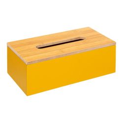 Coleção 'Colors' de caixas de lenços de mostarda