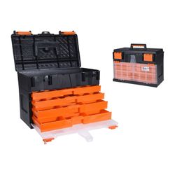 Caixa de ferramentas com gavetas 45x26x32cm