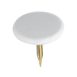 Caixa M 100 Pcs Alfinete Plano Branco 9mm Fadix