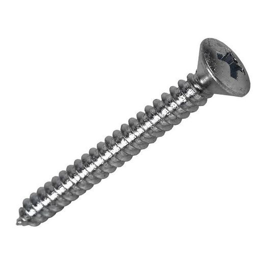 Caixa M 35 Unidades Cp Parafuso Rosca Chapa Zincada 2.9x16mm Fadix
