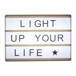 Caixa Mensagem Luminosa 15x10,5x4cm