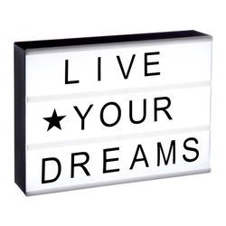 Caixa de Mensagem Luminosa 30x22x5,5cm