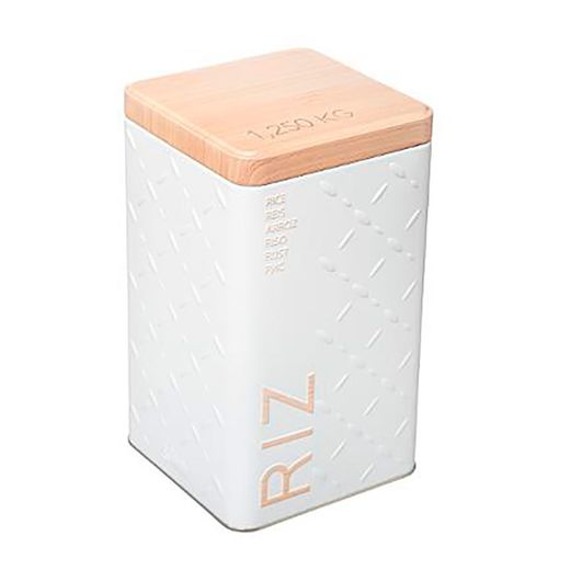Boîte en métal pour riz 1250gr Mod.Scandi Nature