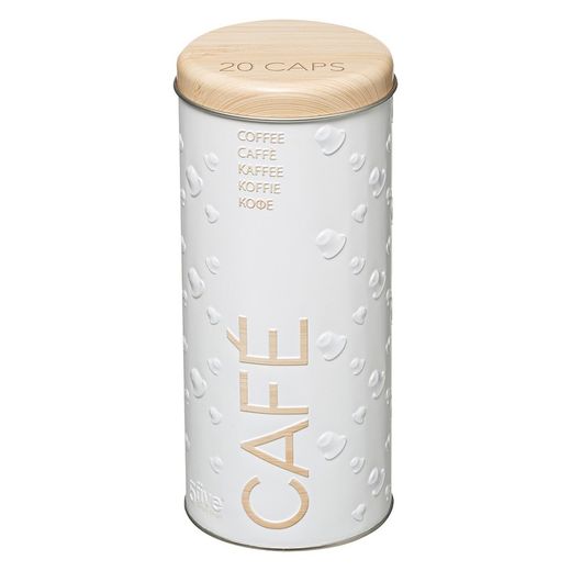 Caixa Metálica para Cápsulas de Café Mod.Scandi Nature