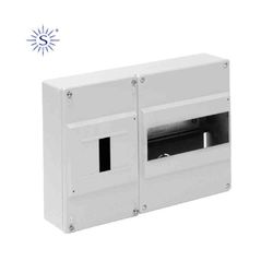 Caja para distribución 1icp+5 elementos blanco 120x140x58mm solera