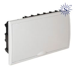 Caja para icp 1-4 elementos distribucion hasta 12 elementos para empotrar ip40 solera