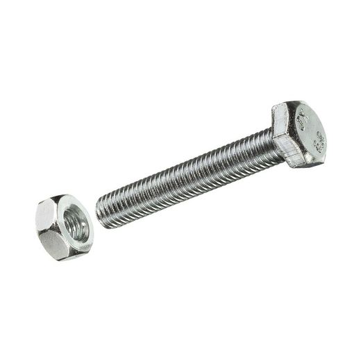 Caja S 2 Uds. Tornillo Metrica Cab Hex +Tuerca Cinc M 8x60mm Fadix