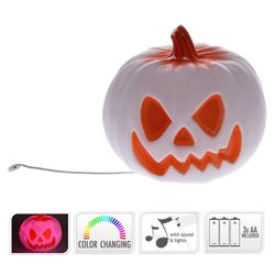 calabaza halloween con luz y sonido
