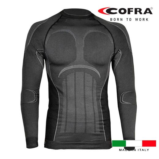 Camiseta Térmica Bryne Antracite Cofra Tamanho Xl