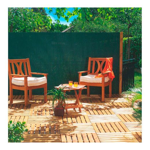 Barreira de Plasticane Oval Cor Verde 1x3m Nortene