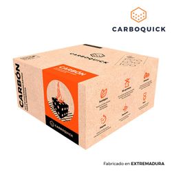 Carboquick 1,6 kg de carbono para churrasco 25x25x13cm