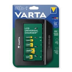 Varta Lcd Multi Carregador+Sem Baterias 1600ma 100/220v 4h Universal