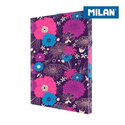 Pasta de capa dura em flor para: a4 33,5 x 26 cm milão