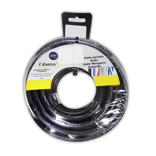 Bobina acrílica. Preto 4x1,5mm 15mts.