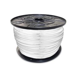 Carrete manguera acrilica 3x1,5mm blanca 200mts