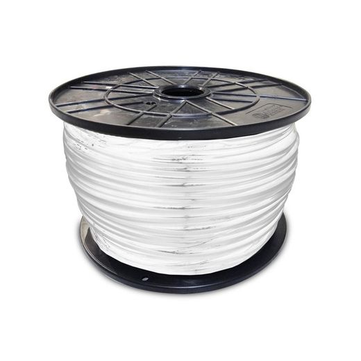 Carretel de mangueira acrílico 3x1,5mm branco 200mts