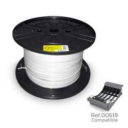 Bobine Audio Parallèle 2x0.75mm Transparent 1000m