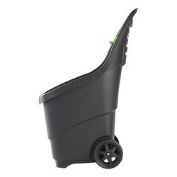 Chariot de jardin 65 L 87x60x50cm Couleur Noir