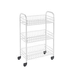 Carro Multiuso 3 Estantes 41x23x63cm Metaltex
