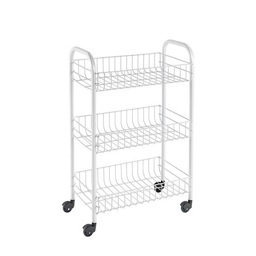 Chariot polyvalent 3 étagères 41x23x63cm Metaltex