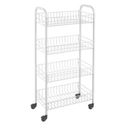 Carro Multiuso 4 Estantes 41x23x84cm Metaltex