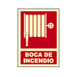 Cartaz de sinalização de hidrante fotoluminescente aprovado