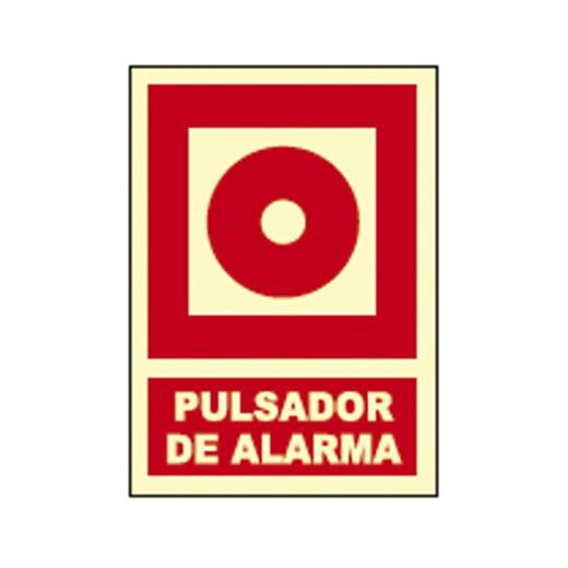 Panneau de bouton-poussoir d'alarme photoluminescent approuvé