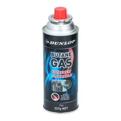 Cartouche de gaz Dunlop 227gr (remplacement de cuisinière à gaz compacte)
