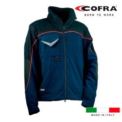 Jaqueta Rider Fleece Azul Marinho Preto Cofra Tamanho L